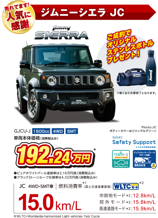 ジムニーシエラ JC