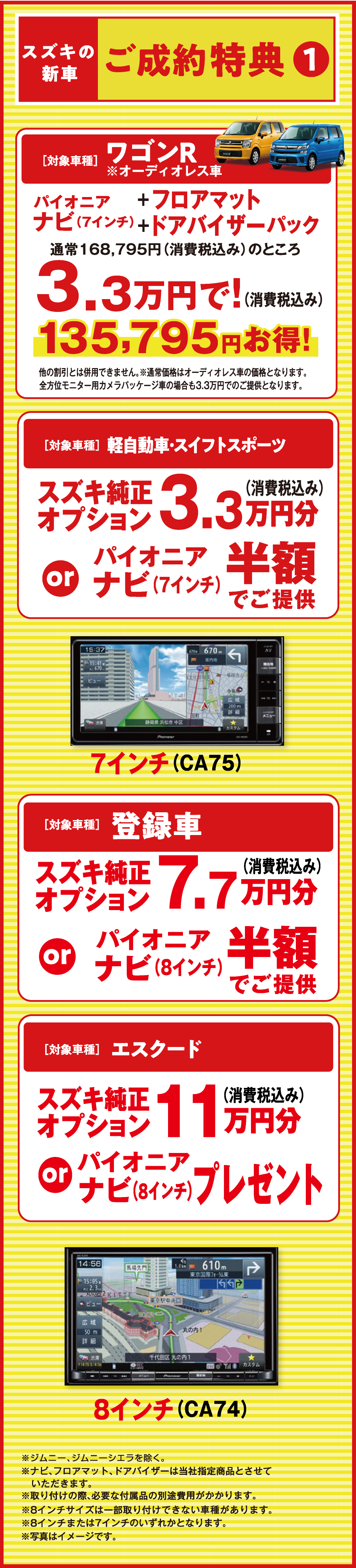 ご成約特典1
