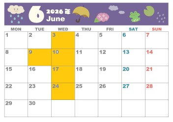 定休日のご案内(^^♪