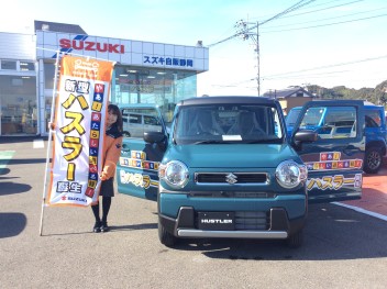 ！！新型ハスラー本日発売！！