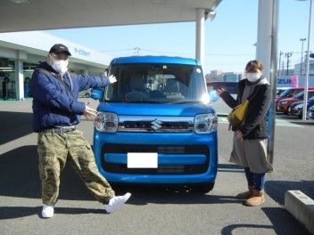 スペーシアご納車おめでとうございます！！！