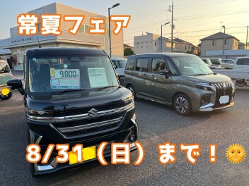 トコ夏フェアももうすぐ終了です！