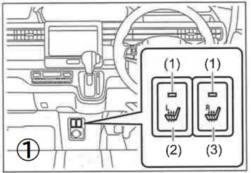 寒い日にお出かけの際は、シートヒーターを．．．