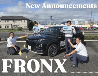 本能を刺激するクーペスタイルSUV 新型フロンクス誕生！