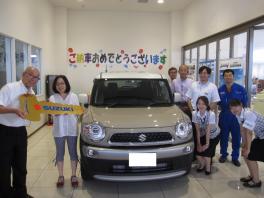 クロスビー納車いたしました