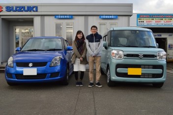 Ｉ様　スペーシア　納車です！