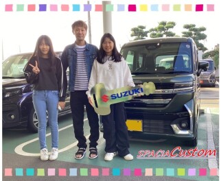 ❀祝❀スペーシアカスタムご納車(^_-)-☆