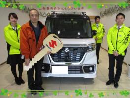 ★Ｓ様、スペーシアカスタムご納車おめでとうございます(^_^)★