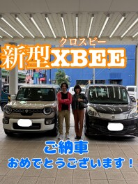 新型クロスビーご納車させていただきました！！