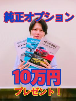 【オススメ】純正オプション10万円プレゼントの使い道