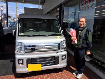 エブリイワゴン納車式