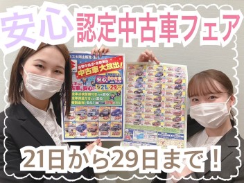 認定中古車フェア！