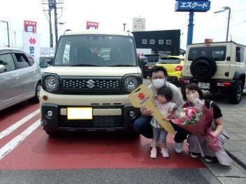 H様スペーシアギアご納車しました！