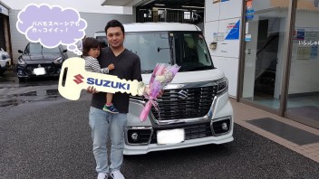 スペーシアカスタム納車です！！