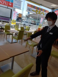コロナウイルス感染症対策しっかり行っております‼‼