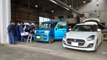 岩手県立高等技術専門校3校で「スズキ 技術講習会」を開催しました！