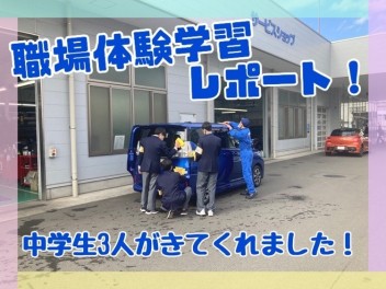 中学生の【職場体験学習】