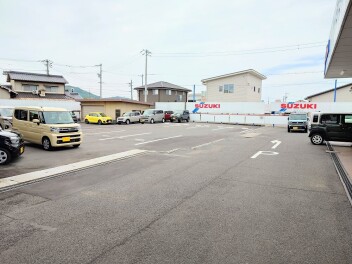 駐車場が広くなりました！