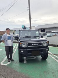 お待たせしました！！　ジムニー納車です！
