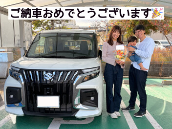 ご家族そろってソリオBANDITをお迎えです♪