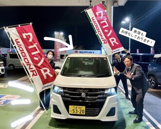 試乗車にワゴンRが仲間入り！！1月4日から初売り開催！！