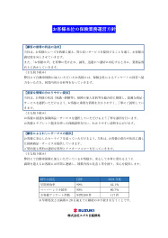 お客様本位の保険業務運営方針