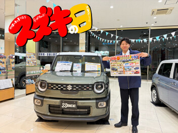 決算！スズキの日開催中!!群馬限定ワンプラ車にソリオ・スイフト・クロスビー!!【アリーナ伊勢崎】
