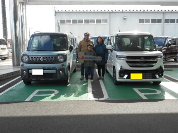 スペーシアをご納車いたしました！