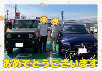 ご納車おめでとうございます！