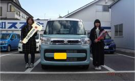B様　新型スペーシア　ご納車おめでとうございました♡