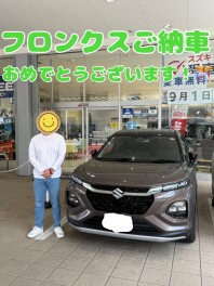 フロンクスご納車させていただきました！！