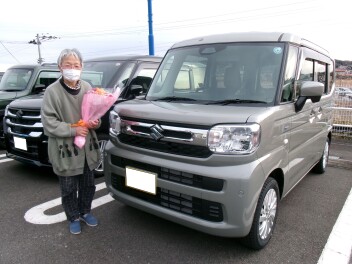 新車スペーシア、ご納車いただきました！