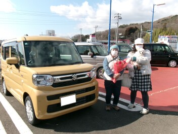 新車スぺ―シアご納車です！！！