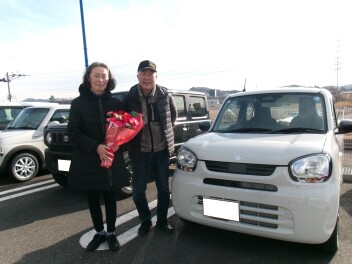 新車アルトご納車いただきました！