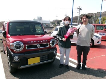 新車ハスラーご納車頂きました！
