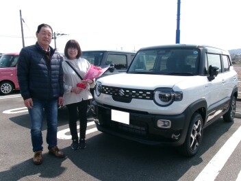 新車　クロスビーご納車いただきました！