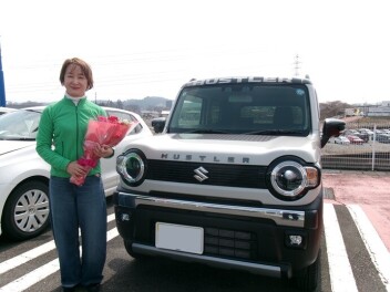 新車ハスラーご納車頂きました！