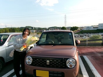 新車ラパンご納車頂きました！