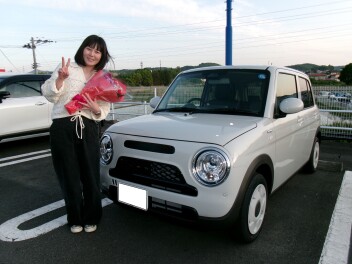 新車ラパンご納車いただきました！