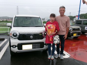 新車ハスラーご納車頂きました！！