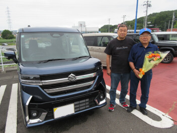 新車スペーシアカスタムご納車です！！