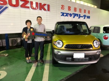 クロスビーご納車しました！！