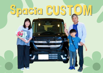 ブラック統一スペーシアカスタム！！！