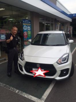 Ｙ様スイフトスポーツの納車式。