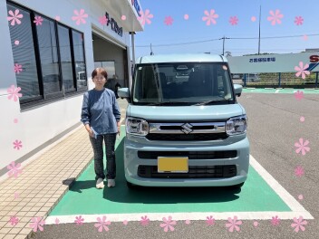 スペーシア納車させていただきました☆