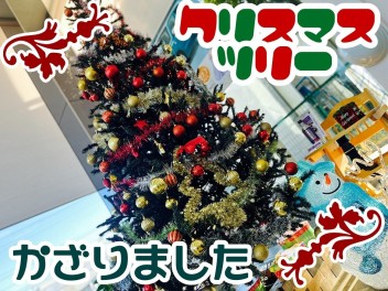 クリスマスツリー飾りました。