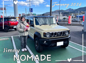 ついにジムニーノマドの納車しました！！