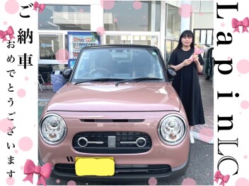 【ラパンＬＣ】Ｈ様ご納車おめでとうございます！