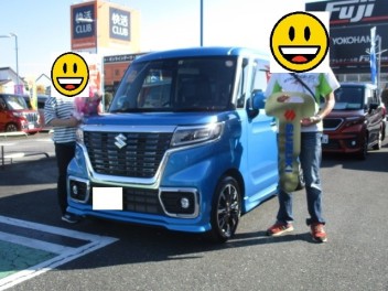 Ｋ様スペーシアカスタムご納車！