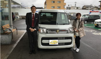 Mさま　スペーシア納車　おめでとうございます☆